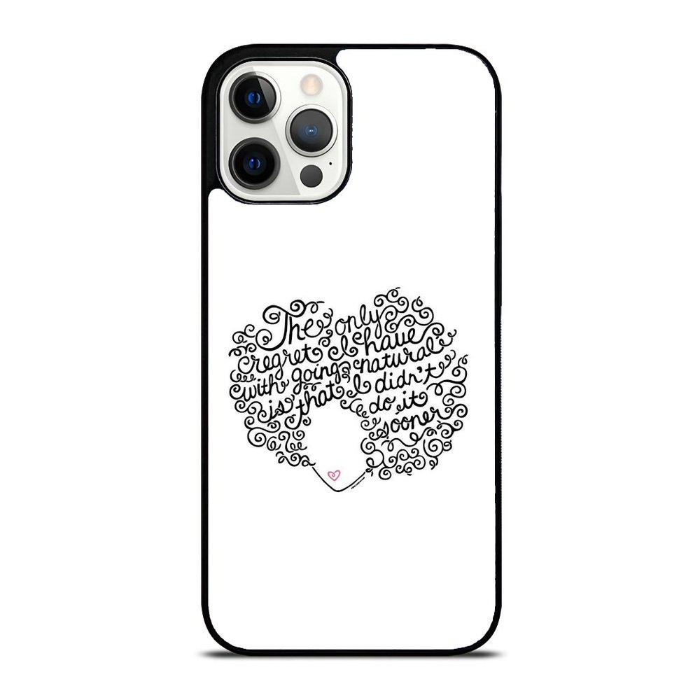 Black Girl Magic Pride Proud Excellence Woman Natural Hair iPhone Case